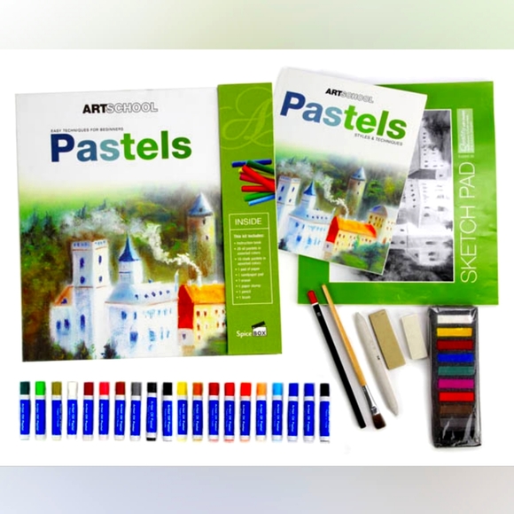 Art School Pastels Spice Box (New in Box) - Picture 2 of 2